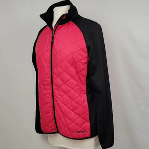 Marmot Pink/ Black Lightweight Quilted Jacket Size Large
